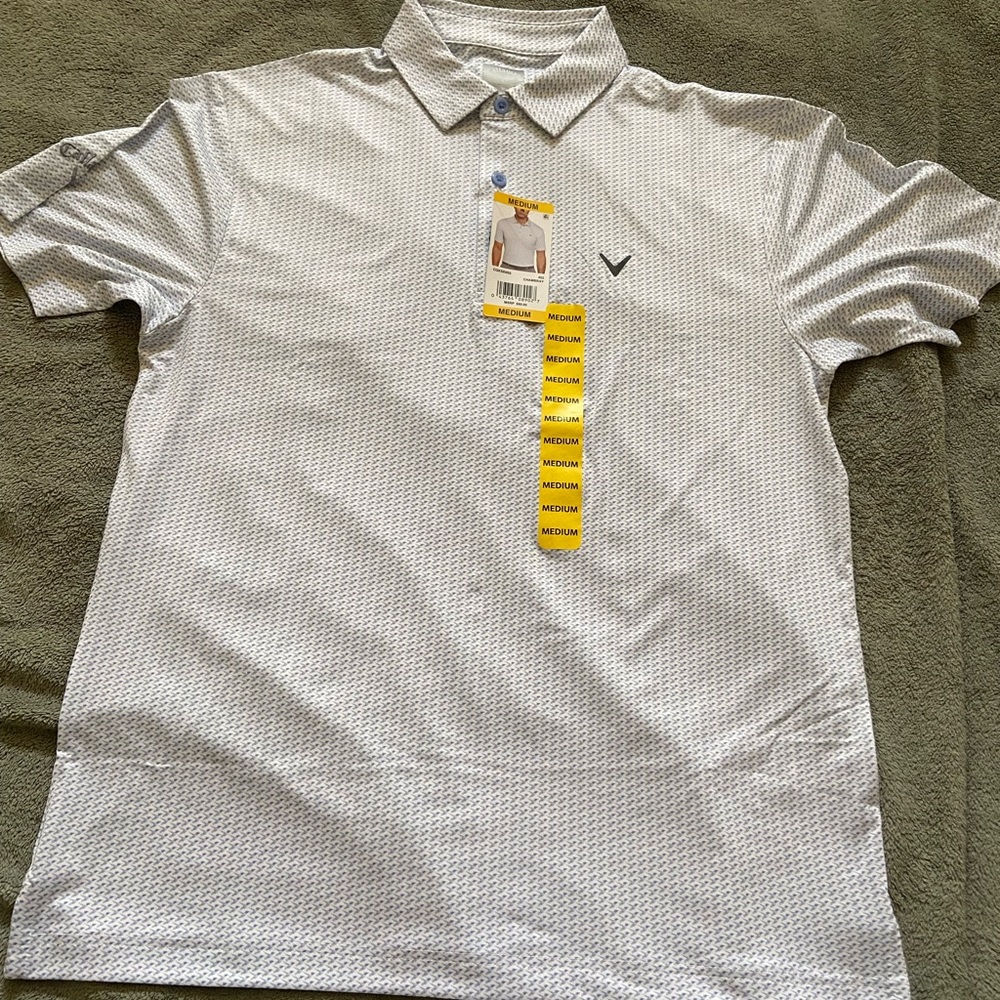 NWT Men’s Callaway Golf polo shirt M